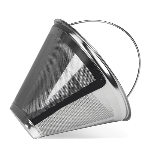 #4 Coffee Filter Stainless Steel Coffee Filter Reusable Coffee Filter Compatible with Technivorm Moccamaster KBGV and KBT Coffee Machines.